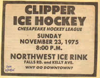 Jr Clippers vs Benfield Ad - November 23, 1975