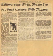 Steve Wirth - September 24, 1976