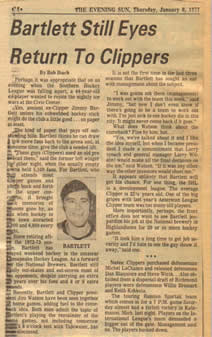 Bartlett - January 6, 1977