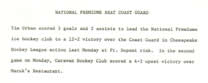 Game 5 - November 1, 1982